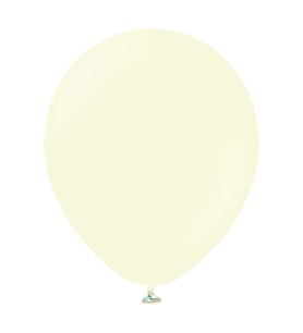 Macakaron Pale Sarı Latex Balon 6 Adet