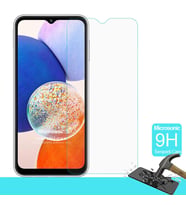 Microsonic Samsung Galaxy A14 Tempered Glass Cam Ekran Koruyucu (Renksiz)