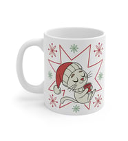 Cozy Cat Christmas Mug  - Komik Hediye Kupa  Ofis Arkadaşına Harika Hediye