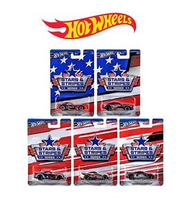 Hot Wheels Hotwheels Stars & Stripes Silver Series 5'Li Set