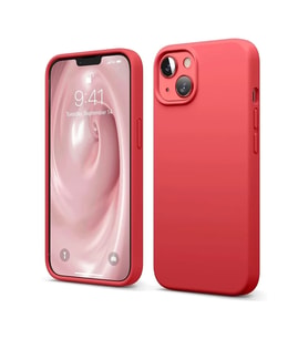 iPhone 14 Kılıf First Silikon - Kırmızı