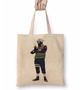 Kakashi H Bez Çanta Uzun Saplı