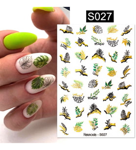 Üç boyutlu yapışkanlı sticker S27 (54298)