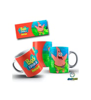 GHOSTBASTIR DESIGN Sünger Bob Patrick Kupa Bardak Tek Adet K0463