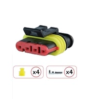Superseal Erkek Soket 4 Pin Kablosuz