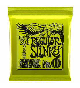 Ernie Ball P02221 Regular Slinky Nickel 10-46 Elektro Gitar Teli