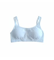 Kız Çocuk Çıkarılabilir Pedli Beyaz Renk Büstiyer BB2097
