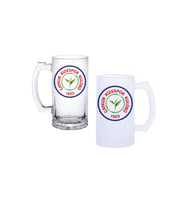 Ghostbastır Design Çaykur Rizespor Kulplu Bira Bardağı Buzlu veya Şeffaf Seçenekli 0187