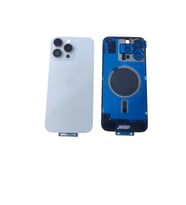 Uyumlu İphone 16 Pro Max Arka Kapak Kamera Camlı Full ( Pil Kapağı ) Cam - Çöl