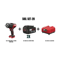 SKIL Set-20 (SKIL XP 3285CA AKÜLÜ 1/2" DARBELİ SOMUN SIKMA+2x4,Ah Li BATARYA PROMO+ŞARJ CİHAZI)