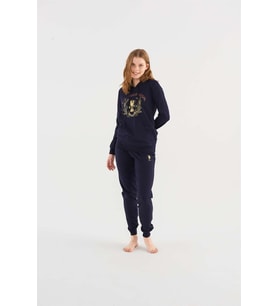 U.S. PoloAssn 16812 Kadın Uzun Kollu Pijama Takımı
