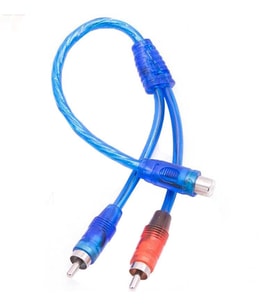 Anfi Y RCA Kablo 1 Dişi 2 Erkek 25 Cm Silikon Kablo