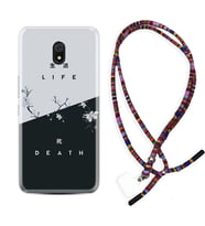 Xiaomi Redmi 8A 8 Pro 9C 9T 10C 11T Pro Kılıf Boyun Asklı Rasta Silikon Life and Death 1339