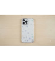 Hologram Yıldız Desenli Şeffaf Silikon Telefon Kılıfı - iPhone 16 Pro Max