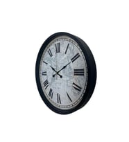 Siyah 36 Cm Atlas Tasarım Duvar Saati (Standart)