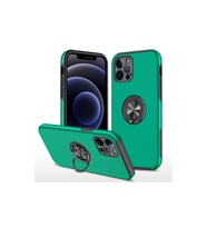 Iphone 12 Pro Kılıf Elit Yüzüklü Kapak - Yeşil