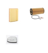 Bosch Filtre Bakım Seti Mercedes C200 D W202 75 Beygir 1993-1995 Dizel Hava + Yağ f. + Polen Filtre Sardes