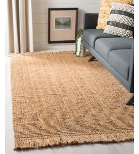 Koza Halı Natura Jüt Halı Hasır Halı Naturel Kilim Salon Oturma Odası Yolluk Yatak Odası Koridor Halısı 00022A
