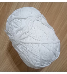 DİYANA %100 PAMUKLU SÜPER KROŞE,İP BEYAZ RENKLİ 100GR