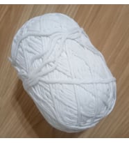 DİYANA %100 PAMUKLU SÜPER KROŞE,İP BEYAZ RENKLİ 100GR