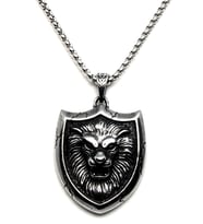 Omark Cotton Çelik Aslan Kolye