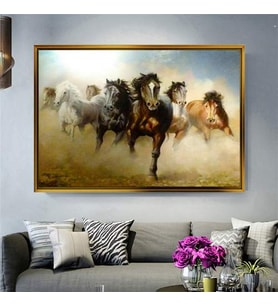 Altın Çerçeveli dekoratif tablo a1217 (Gold)