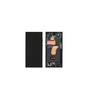 Samsung Uyumlu S918 S23 Ultra Lcd Ekran Kasalı Orjinal Kvk Servis Ürünüdür 120hz - Siyah