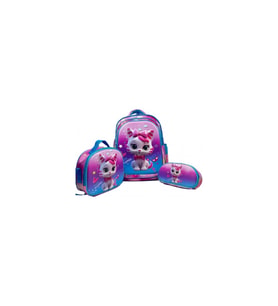 AKILLIELMA-TAROS SWEET SIRT ÇANTASI 3 LÜ SET (Çok Renkli)