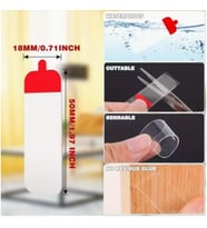 60 Parça Kolay Açılır Güçlü Çift Taraflı Bant 18mmx50mm