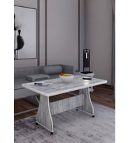 Eliusta Tekerlekli Mdf Masa %100 Mdf Orta Sehpa Salon Sehpa