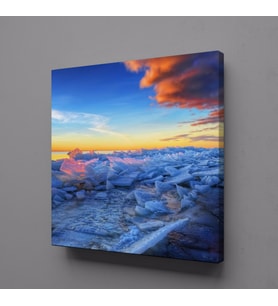 BUZULLAR KANVAS TABLO 25x25cm (Karışık)