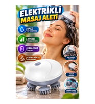 Kablosuz Elektrikli Kafa ve Vücut Masaj Aleti – IPX7 Su Geçirmez, 3 Hızlı