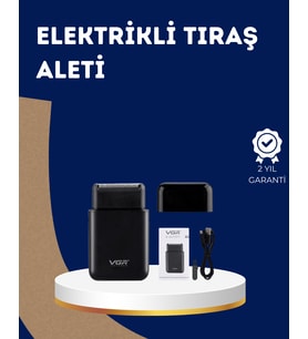 Ultra İnce Elektrikli Tıraş Makinesi USB Şarjlı ve Su Geçirmez