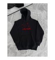 Kışlık Uzun Kol Kapüşonlu SweatShirt - Siyah