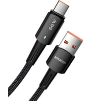 Kablo 1Metre 6A 66W USB To Type-C Şarj Kablosu Data Kablosu Akım Koruma