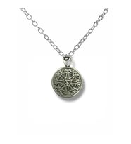 Pentagram Kolye  Gotik ve Mistik Unisex Metal Kolye – 60 cm Zincir (Gümüş)
