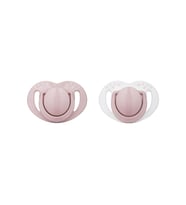 Mamajoo Emzik Saklama Kutulu Powder Pink Desenli 12 Ay+ 2 li (Pembe-Beyaz)