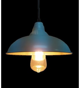 MYLİGHTS  RETRO RUSTİK BEYAZ  İÇİ beyaz  METAL SARKIT (Siyah)