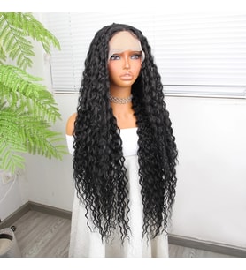 Afro Daa Siyah Fiber Sen Tül Peruk