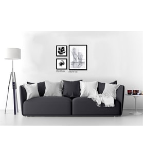 Çerçeveli Doku Efektli Tablo Seti 85x70 cm