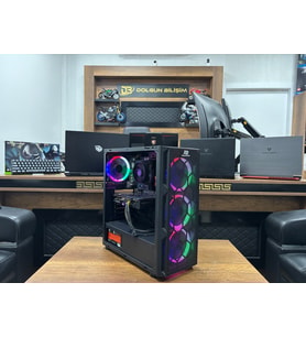 PowerBoost AMD Ryzen 5 4600 16GB RAM 256GB SSD RX6500XT 4GB Oyuncu Bilgisayarı (İKİNCİ EL)