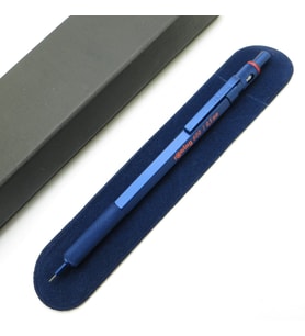 Rotring 600 Mavi Mekanik Kurşun Kalem 0.5 mm  İsme Özel Kalem (Siyah-Gri)