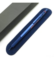 Rotring 600 Mavi Mekanik Kurşun Kalem 0.5 mm  İsme Özel Kalem (Siyah-Gri)