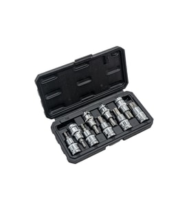 1/2'' Torx Bits Uçlu Lokma Anahtar Takımı 9 Parça