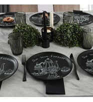 Keramika Tea & Deserts Hitit Servis Tabağı 25 Cm 6 Adet