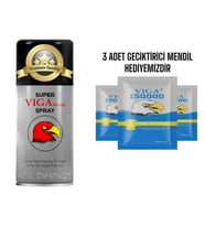 1 KUTU VİGA 100000 GECİKTİRİCİ SPREY  GECİKTİRİCİ MENDİL HEDİYELİ -%100 ORJİNAL YÜKSEK KALİTE ÜRÜN