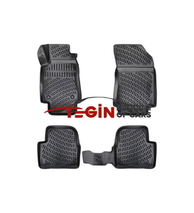 Citroen C3 2019 3D Havuzlu Paspas Siyah