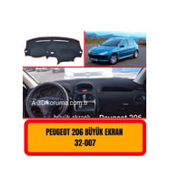 Peugeot 206 Büyük Ekran Ön Gögüs / Panel / Torpido Korumasi / Kilifi / Halisi / Koruyucu / A3d/ 3d