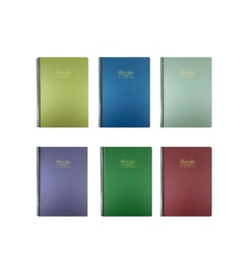 GIPTA METAL NOTES SPİRALLİ PP KAPAK 17x24 80YP. ÇİZGİLİ DEFTER - 4473