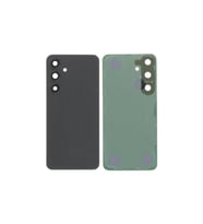 Samsung S25+ Plus Arka Kapak - Arka Pil Batarya Kapağı Kamera Lensli - SM-S936B Uyumlu (Siyah)